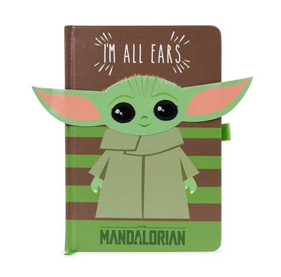 Quaderno A5 Star Wars The Mandalorian I'M All Ears - Sr73280 Quaderno A5 Star Wars The Mandalorian I'M All Ears - Sr73280